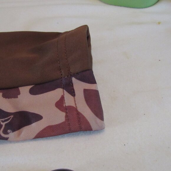 Ducks Unlimited Brown Camouflage Quarter-Zip Size XL EUC - Picture 5 of 9